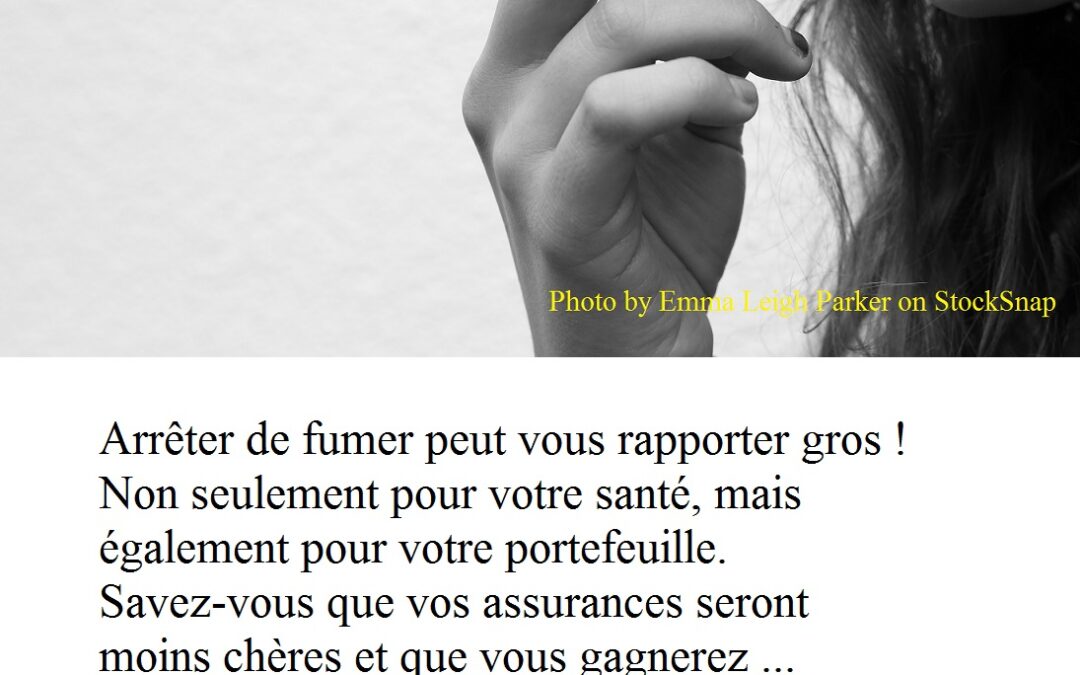 Bonne résolution : Arrêter de fumer donne une réduction sur vos contrats « Revenu Garanti »